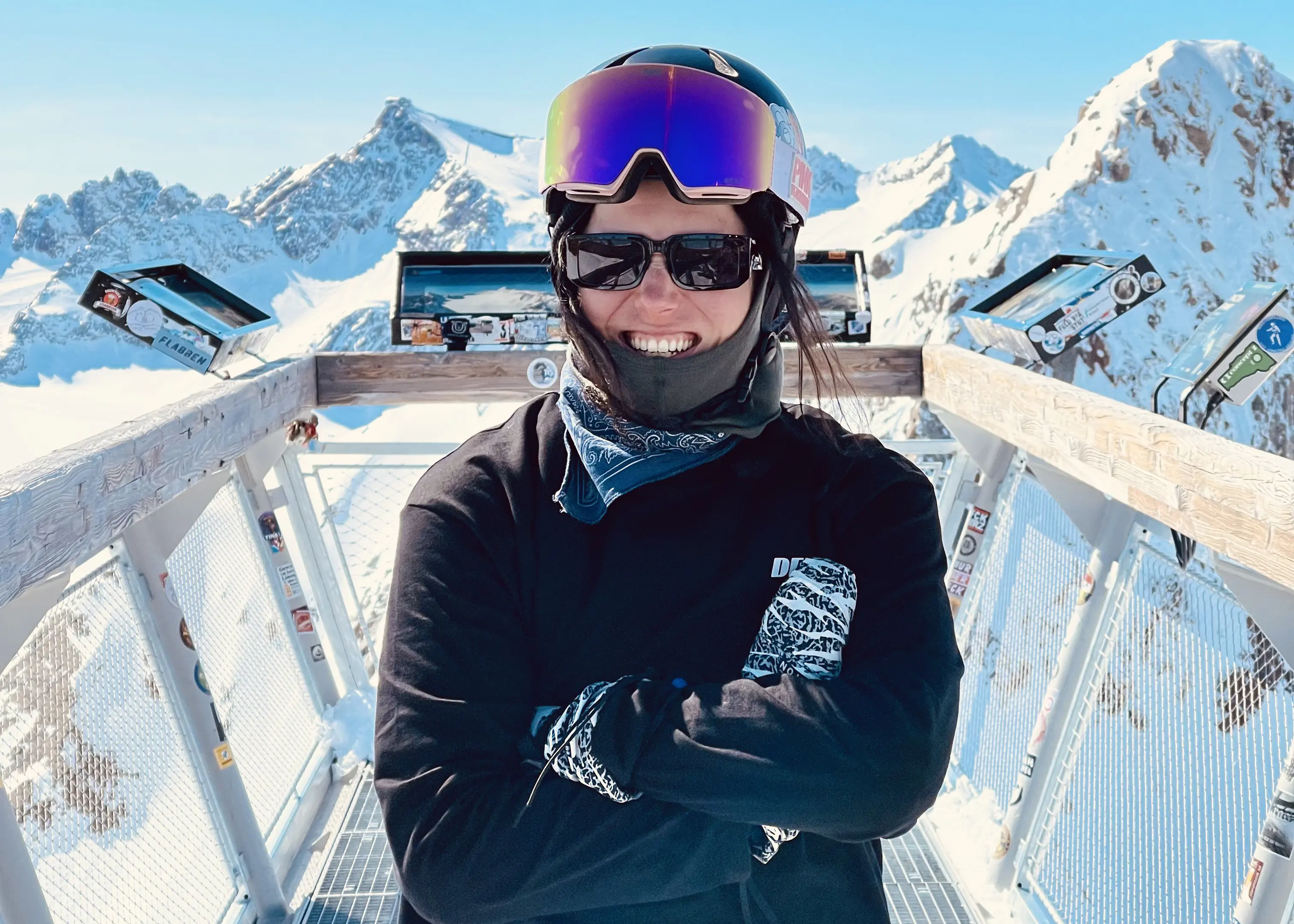 kamila instruktorka i właścicielka szkółki podczas slalomu giganta na mpi 2018