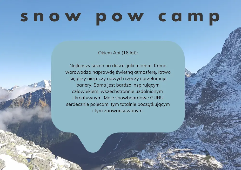 opinia o snow pow camp