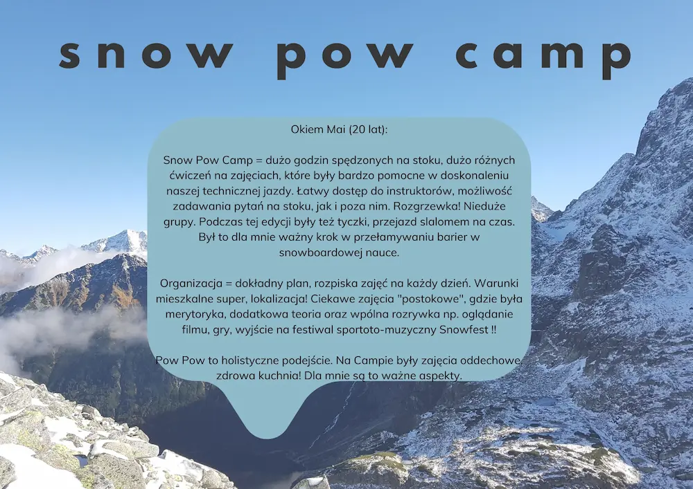 opinia o snow pow camp